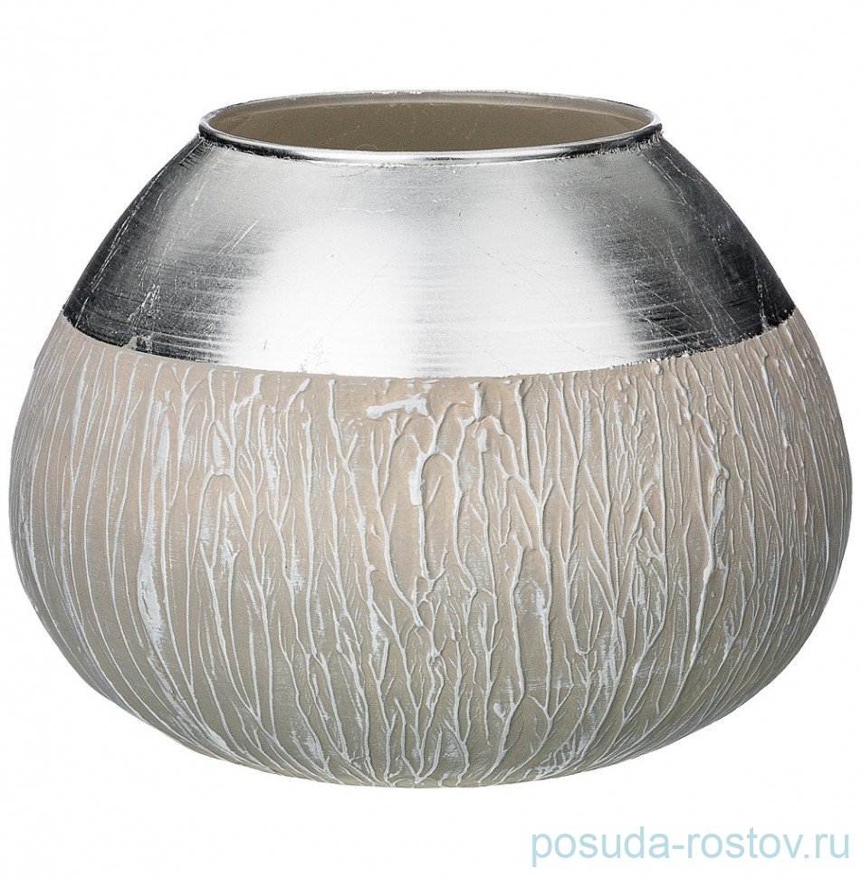 Ваза для цветов 20 х 15 см "Fidelis gemma silver" / 209566
