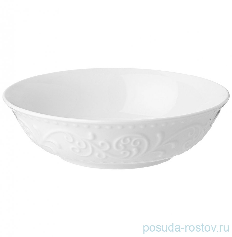 Салатник-тарелка 17 х 7,5 см глубокая 675 мл "Floral" (4шт.) / 348285