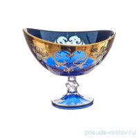 Конфетница 21 см н/н &quot;Лепка голубая&quot; AS Crystal / 346096