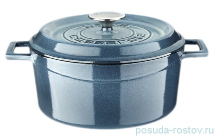 Кастрюля 28 см с крышкой &quot;Lava /Majolica Grey&quot; / 221010