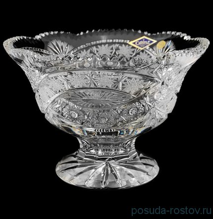 Ваза для конфет 20,5 см н/н &quot;Хрусталь резной&quot; / 098989