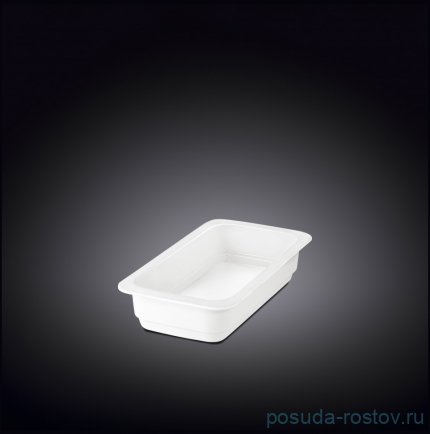 Противень (гастроемкость 1/3) 18 x 33 x 6.5 см прямоугольный &quot;Gastronorm&quot; / 261330