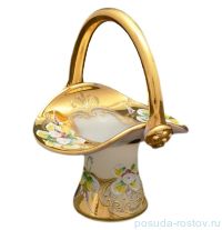 Корзинка 12 см &quot;Лепка белая&quot; / 017213