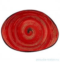 Блюдо 33 х 24,5 см Камень красное &quot;Spiral&quot; / 327588