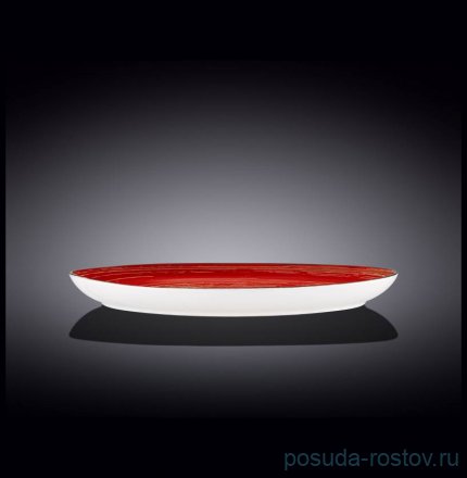 Блюдо 33 х 24,5 см Камень красное &quot;Spiral&quot; / 327588