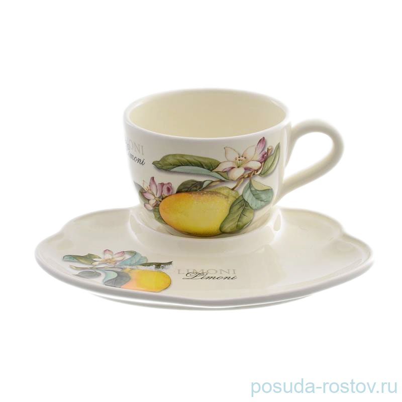 Чайная пара 500 мл 1 шт "Artigianato ceramico /Лимоны" / 156800