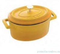 Кастрюля 33 см с крышкой овальная 6,42 л &quot;Lava /Yellow&quot; / 221024