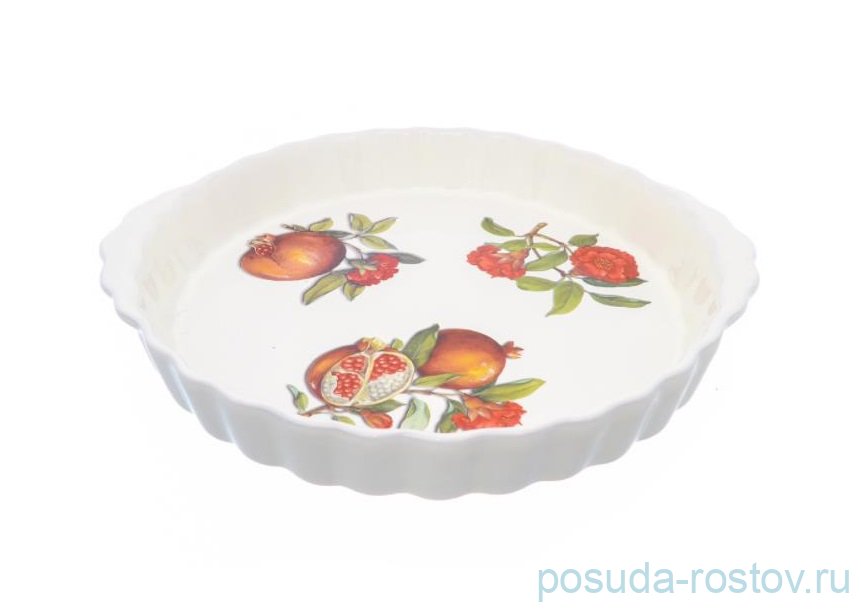 Блюдо для запекания 32 см круглое "Artigianato ceramico /Гранат" / 232989