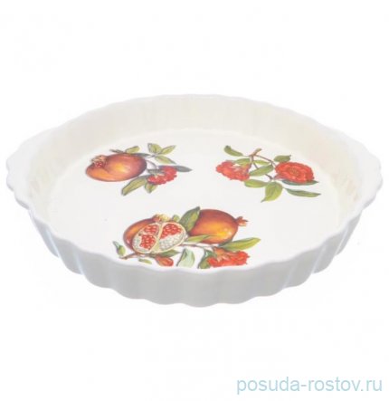 Блюдо для запекания 32 см круглое &quot;Artigianato ceramico /Гранат&quot; / 232989