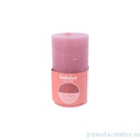 Свеча Рустик 13 х 6,8 см &quot;Christmas world /Пепельно-розовая с бордовым /Bolsius&quot; / 262575