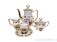 Кофейный сервиз на 6 персон 15 предметов &quot;Мария-Тереза /Мадонна перламутр&quot; M-R / 278833