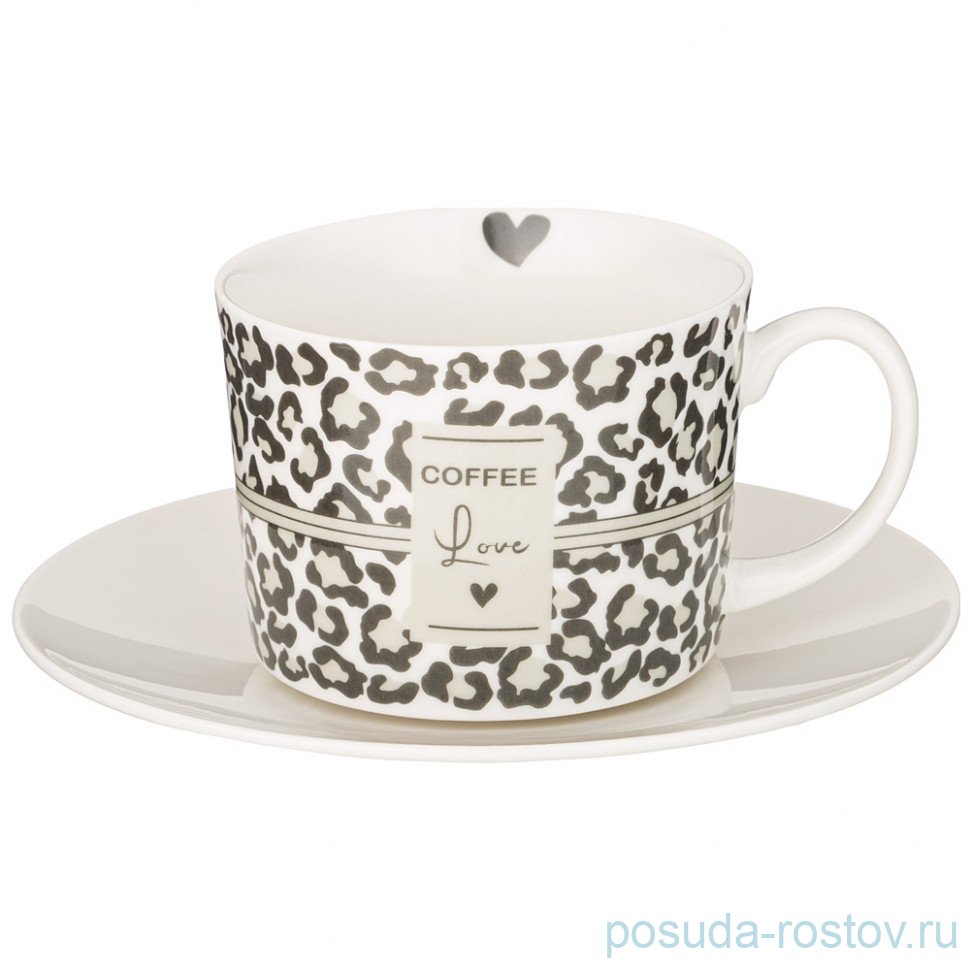 Чайная пара 250 мл "Love you /Coffee love" / 331396