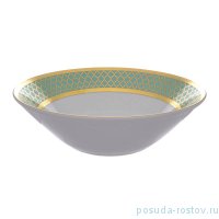 Салатник 24 см &quot;Валенсия /Селадон /В золотом ришелье&quot; / 277279