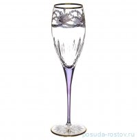 Бокалы для шампанского 280 мл 6 шт &quot;Timon /Violet /Gold&quot; / 284827