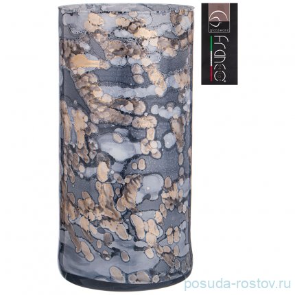 Ваза для цветов 15 х 30 см &quot;Cilindro aurora black&quot;  / 288750