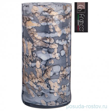 Ваза для цветов 15 х 30 см &quot;Cilindro aurora black&quot;  / 288750