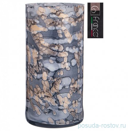 Ваза для цветов 15 х 30 см &quot;Cilindro aurora black&quot;  / 288750