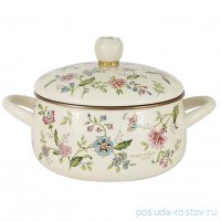 Кастрюля 18 см с крышкой эмалированная 1,9 л &quot;Прованс&quot; / 236605