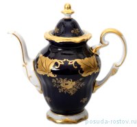 Кофейник 750 мл &quot;Кленовый лист /Кобальт&quot;  / 250702