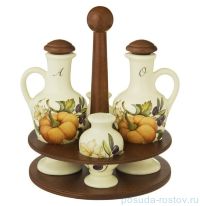 Набор для специй 5 предметов h=25 см &quot;Artigianato ceramico /Тыква&quot; / 149427