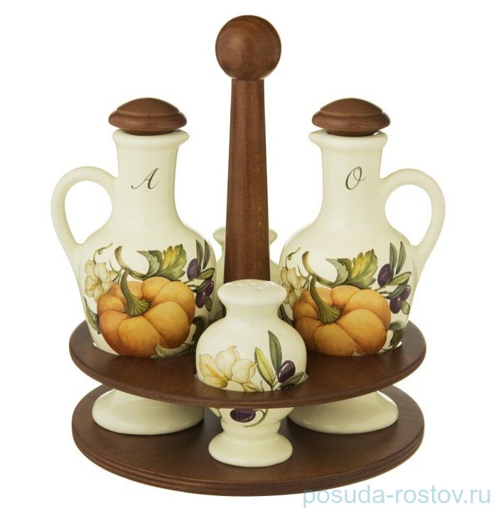 Набор для специй 5 предметов h=25 см "Artigianato ceramico /Тыква" / 149427