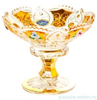 Вазочка 13 см н/н &quot;Хрусталь с золотом&quot; / 043935