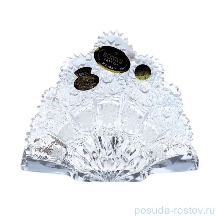 Салфетница 14 см &quot;S.Crystal /Хрусталь резной&quot; / 060341