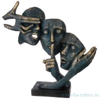 Статуэтка 37 х 12 х 35,5 см &quot;Фьюжн /Не вижу, не слышу, не скажу&quot; / 187021