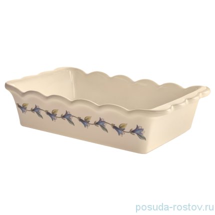 Блюдо для запекания 25,5 х 15 см прямоугольное &quot;Artigianato ceramico /Весенние лепестки&quot; / 171678
