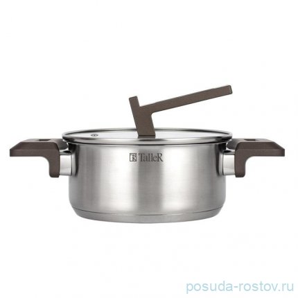 Кастрюля 18 х 8,5 см с крышкой 1,9 л &quot;Метод /TalleR&quot; / 346310