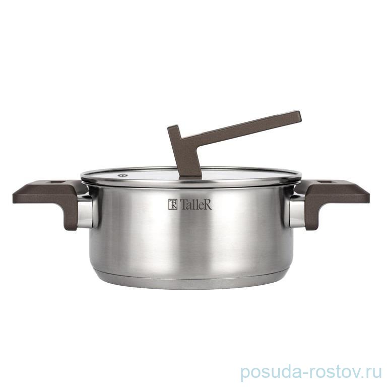 Кастрюля 18 х 8,5 см с крышкой 1,9 л "Метод /TalleR" / 346310