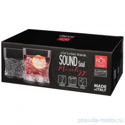 Стаканы для виски 320 мл 6 шт &quot;Sound Soul //Без декора&quot; / 155378