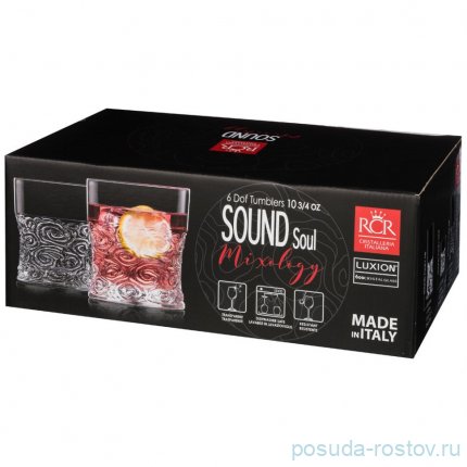 Стаканы для виски 320 мл 6 шт &quot;Sound Soul //Без декора&quot; / 155378