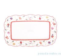 Блюдо 25 х 15,5 см овальное &quot;Christmas world /Toys red&quot; / 273729