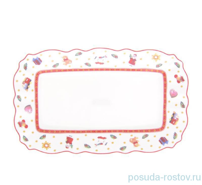 Блюдо 25 х 15,5 см овальное "Christmas world /Toys red" / 273729