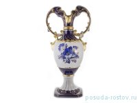 Ваза для цветов 65 см синяя &quot;Амфора&quot; / 139217