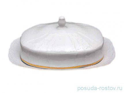 Маслёнка 250 мг 21/12 см &quot;Бернадотт /Отводка золото&quot; / 006019