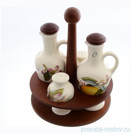 Набор для специй 5 предметов h-25 см &quot;Artigianato ceramico /Лимоны&quot; / 156793