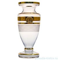 Ваза для цветов 30 см &quot;МГ /Версаче золото /Каро&quot; / 013019