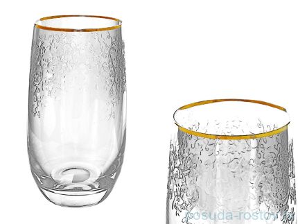 Стаканы для воды 350 мл 6 шт &quot;Cool /Цветочный вальс&quot; / 029856