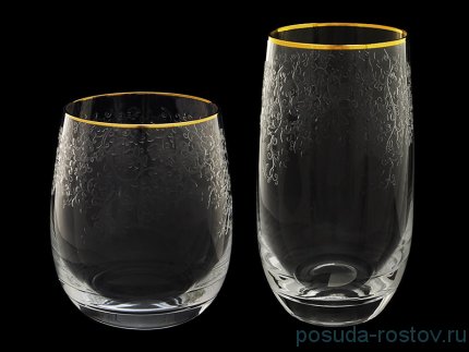 Стаканы для воды 350 мл 6 шт &quot;Cool /Цветочный вальс&quot; / 029856