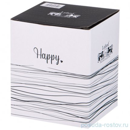 Кружка 380 мл &quot;Modern lines /Happy&quot; / 331144