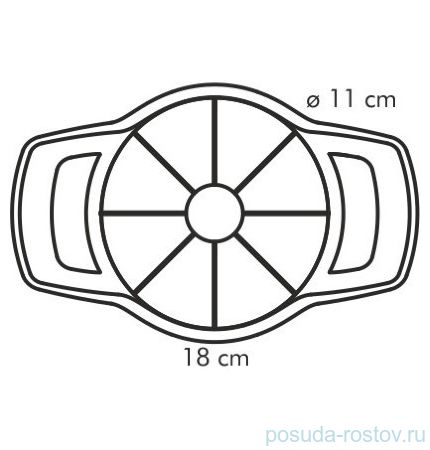 Нож для яблок 18 см &quot;PRESTO&quot; / 146305