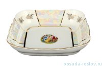 Салатник 25 см квадратный &quot;Бернадотт /Мадонна перламутр&quot; Е-М / 096804
