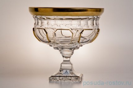 Ваза для фруктов 33 см н/н &quot;Антик /Классик /золото&quot; / 001079