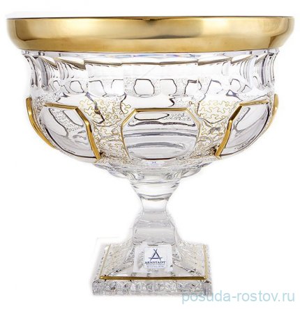Ваза для фруктов 33 см н/н &quot;Антик /Классик /золото&quot; / 001079