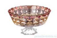 Ваза для фруктов 32 см н/н &quot;Диаманд /янтарно-красная&quot; R-G / 124687