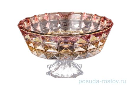 Ваза для фруктов 32 см н/н &quot;Диаманд /янтарно-красная&quot; R-G / 124687