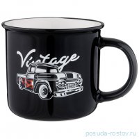 Кружка 355 мл чёрная &quot;Mens club&quot; / 337373