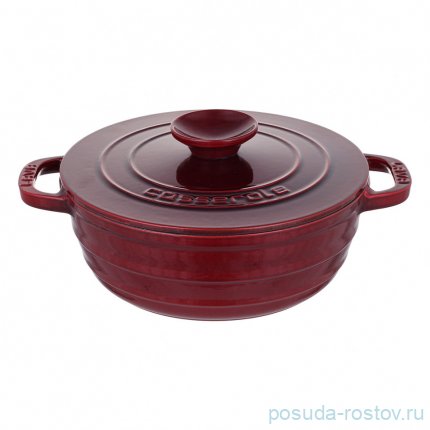 Кастрюля 28 см с крышкой 5,2 л &quot;Lava /Majolica Aubergine&quot; / 336050